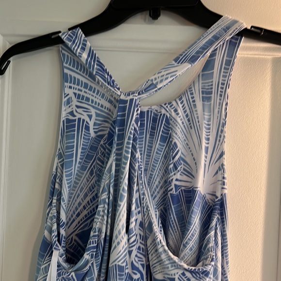 Tori Richard summer dress, shell pattern, sz L - Picture 5 of 7